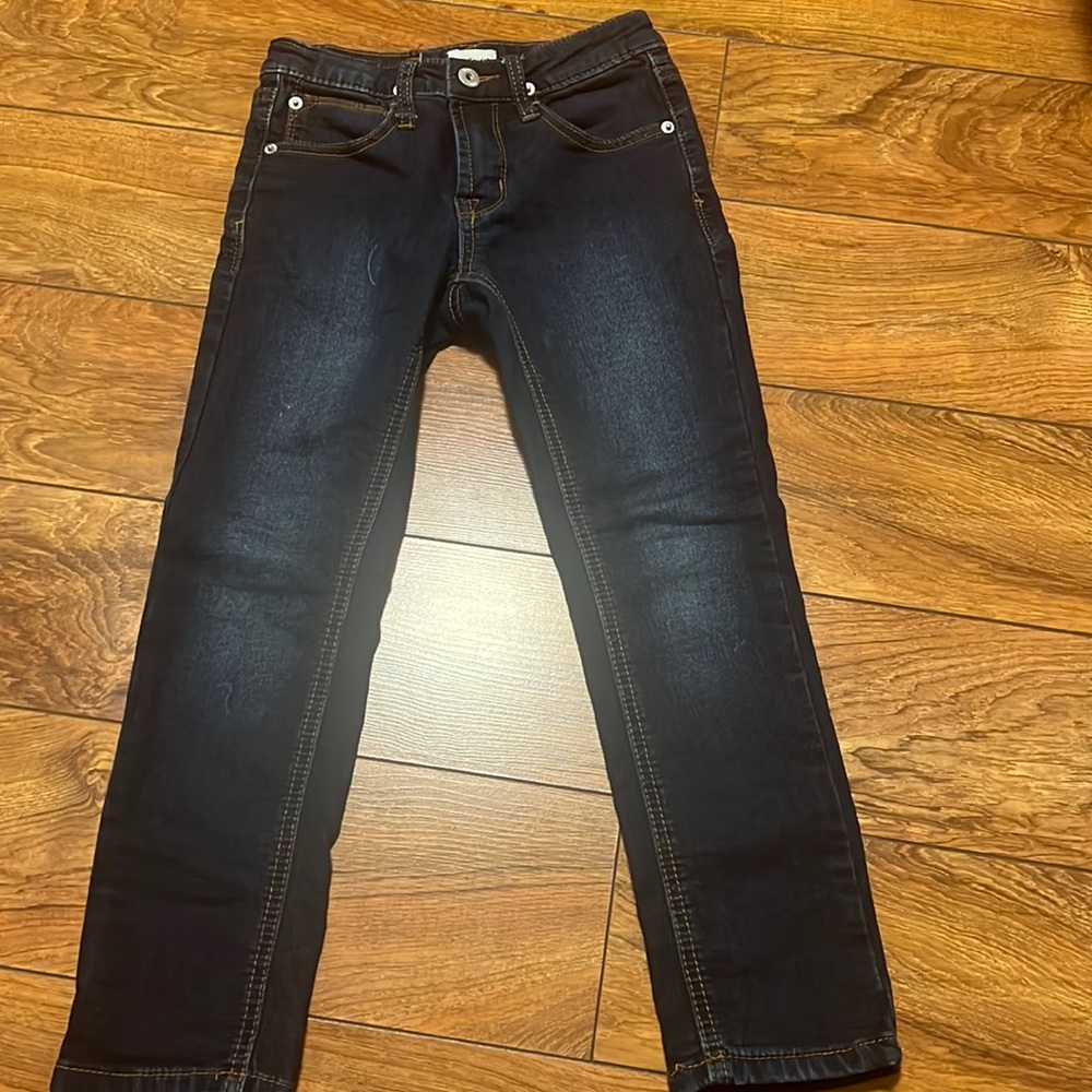 Boys Hudson Blue Jeans sz 6 dark denim